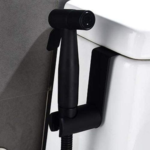 Black Hand Held Bidet Sprayer Kit: image 3