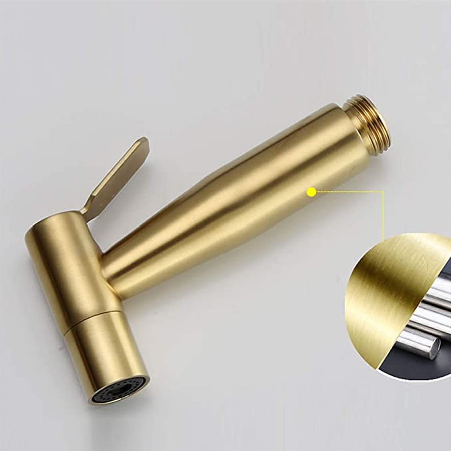 Gold Hand Held Bidet Sprayer Kit: image 2