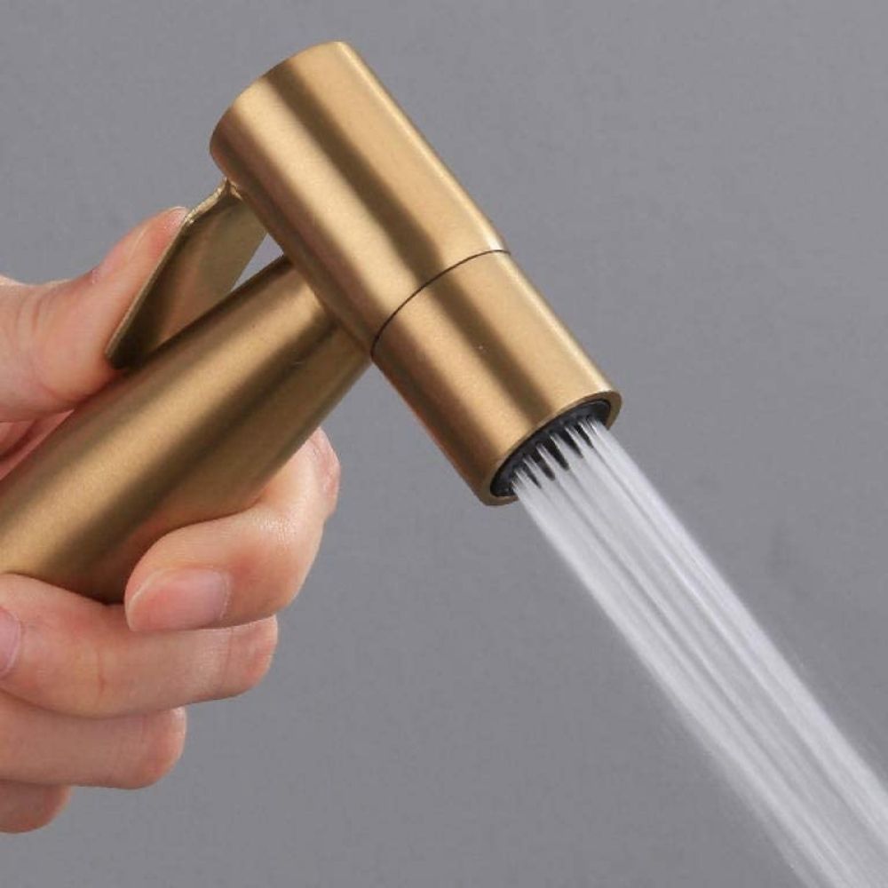 Gold Hand Held Bidet Sprayer Kit: image 1