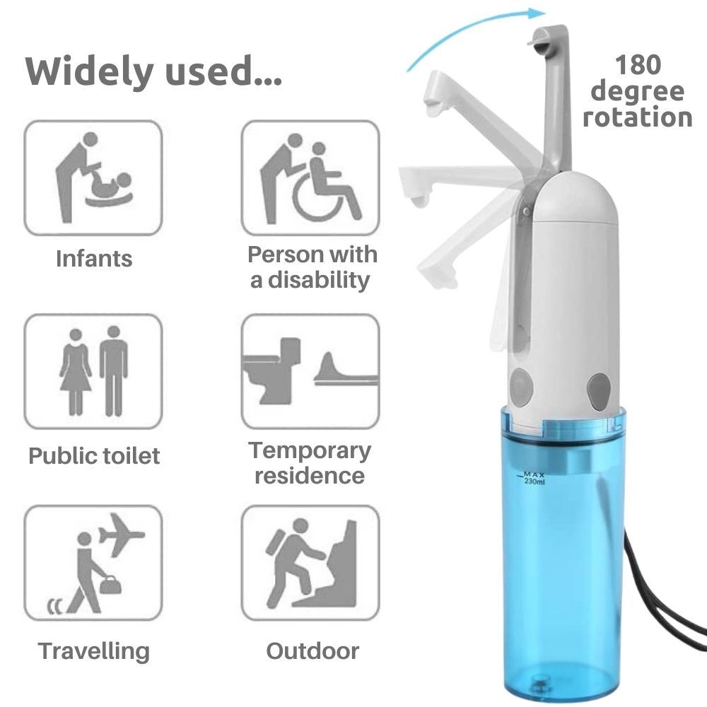 Rechargeable Portable Travel Bidet: image 6