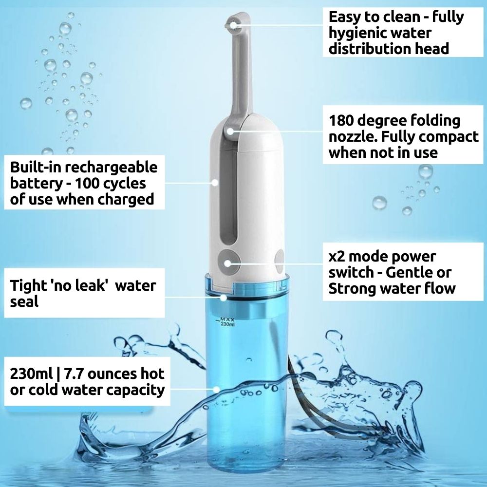 Rechargeable Portable Travel Bidet: image 7